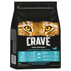 Crave Adult con salmón y pescado blanco para gatos - 2,8 kg