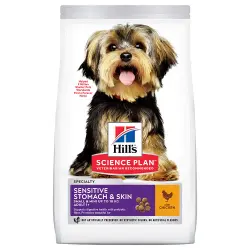 Hill's Adult 1+ Sensitive Stomach & Skin Small & Mini Science Plan pollo - 6 kg