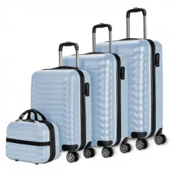 Numada Upfly Juego Maletas y Neceser 4pzs Azul