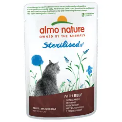 Almo Nature Holistic Sterilised en bolsitas - 6 x 70 g Vacuno