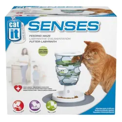 Catit Design Senses Labyrinth comedero - Altura: 33cm, diám.: 24cm