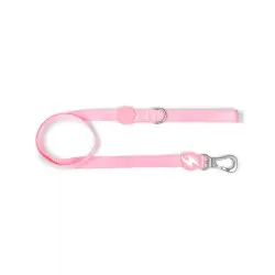 Correa de nylon para perros color Rosa Claro