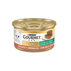 Gourmet Gold Pato con espinacas (Mousse) 85 gr.