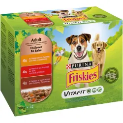 Friskies Carne en Salsa sobre para perros - Multipack 12