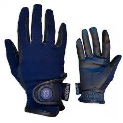 Guantes de equitación Confort  |  Color Azul  | Equipamiento para el caballo | Guarnicionería Los Nietos  | Tradición artesana