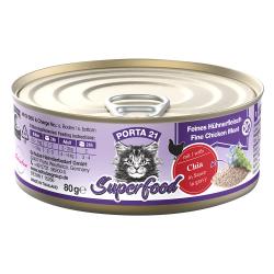 Porta 21 Superfood 6 x 80 g - Pollo con semillas de chía