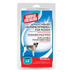 Simple Solution pañal lavable para perros macho - Talla S, 1 unidad