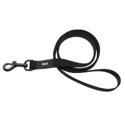 Correa de nylon lisa para perros color Negro