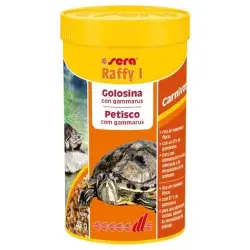 Sera Raffy I Comida con Gammarus para reptiles