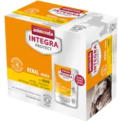 Animonda Integra Protect Adult Renal 8 x 85 g para gatos - Con pollo