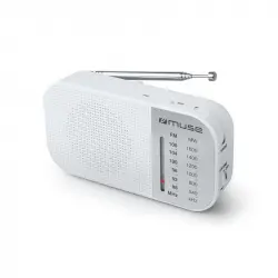 Muse M025R Radio FM Portátil Blanca