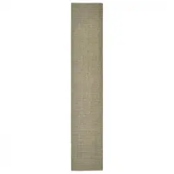 Alfombra De Sisal Para Rascador Gris Taupe 66x350 Cm Vidaxl