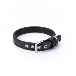 Collar de cuero vegano Pamppy Cher color Negro