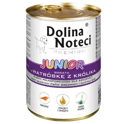 Dolina Noteci Premium Junior 24 x 400 g Pack Ahorro - Hígado de conejo