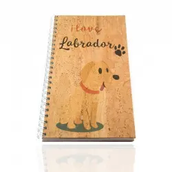 Libreta de corcho "Labrador"