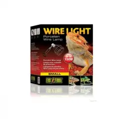 Portalámparas De Cerámica Para Terrario Exo Terra Wire Light Para Bombillas Hasta 250 W