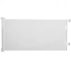 Puerta Perro De Aleación Aluminio Abs Pvc 165x10,7x85cm-pawhut.blanco