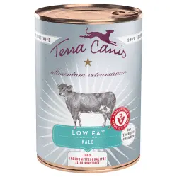 Terra Canis Alimentum Veterinarium Low Fat 6 x 400 g - Ternera