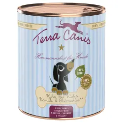 Terra Canis cachorros 6 x 400 g - Pollo