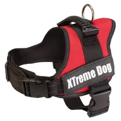 Arnés Xtreme para perros color Rojo