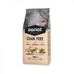 Optima Ownat Just Grain Free pienso para gatos adultos Pollo, Peso 3 Kg.