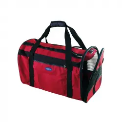 Bolso de viaje plegable para perros y gatos 50x30x26 Grande Rojo, 1.20 kg