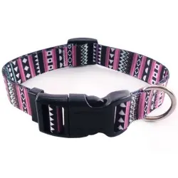 Collar étnico para perro color Morado