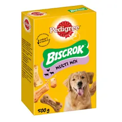 Pedigree Biscrok galletas con 3 sabores distintos - 500 g