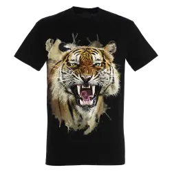 Camiseta Tiger Attitude color Negro