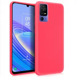 Cool Funda Silicona Rosa para TCL 40 SE