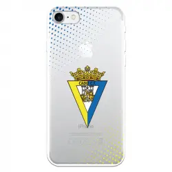 Funda del Cádiz Escudo Transparente Licencia Oficial Cádiz CF para iPhone 8