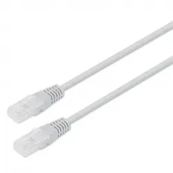 PcCom Essential Cable de Red RJ45 Cat6 UTP CU AWG24 hasta 1000Mbps 1m Gris