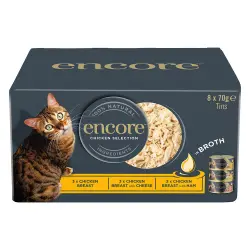 Encore en latas 48 x 70 g comida húmeda para gatos - Pack Ahorro - Pack mixto: selección de pollo