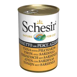 Schesir 6 x 140 g - Atún con sardinas en gelatina