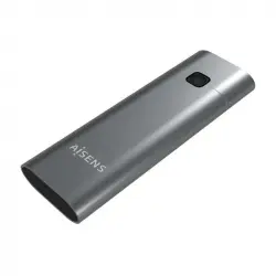 Aisens Carcasa Disco SSD M.2 NVMe USB 3.1 Gen2 Gris