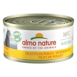 Almo Nature comida húmeda para gatos 6 x 70 g - Muslo de pollo