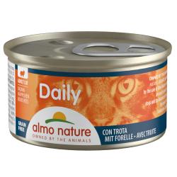 Almo Nature Daily Menu 6 x 85 g - Bocaditos con trucha