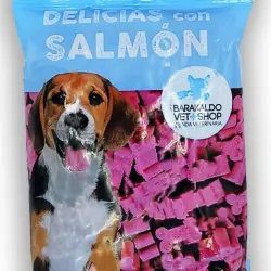 Snack Delicias Salmón Barakaldo Vet Shop | Snack para perros adultos Delicias Salmón Barakaldo Vet Shop.