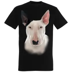 Camiseta Bull Terrier color Negro