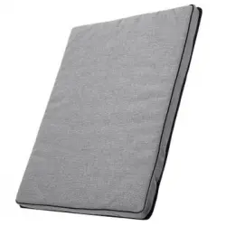 Colchón Leon Standard Para Perro Y Gato Funda Lavable 80x60x5cm Color Gris/negro