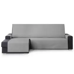 Protector Cubresofa Sofa Chaise Longue Izquierda Royale 240 cm. Color Gris Oscuro