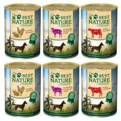 Best Nature Adult 6 x 400 g comida húmeda para perros - Pack mixto (3 variedades)