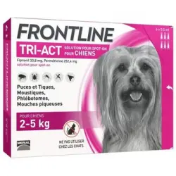 Frontline Tri-act 2-5kg - 6 Pipetas