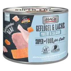 MAC's Cat Feinschmecker 6 x 200 g - Aves de corral y salmón