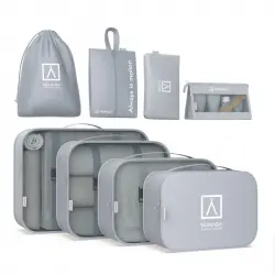 Numada Midweek A80 Set 8 Organizadores de Maleta Gris