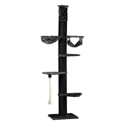 Rascador Maine Coon Tower Crown para gatos color Negro