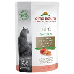 Almo Nature HFC en bolsitas 6 x 55 g - Salmón y calabaza