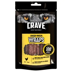 Crave Protein snacks para perros - Wrap con pollo (50 g )