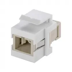 Goobay Keystone Conector de Fibra Óptica SC-Simplex Blanco