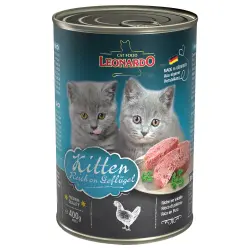 Leonardo Kitten Lata Comida Húmeda 6x400 GR